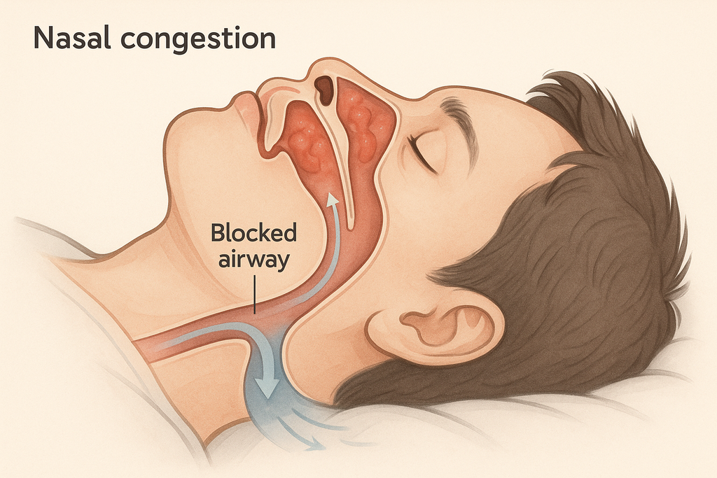 How Nasal Congestion Affects Sleep and Breathing
