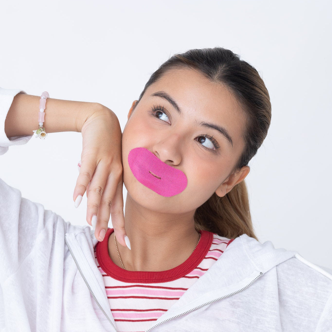 Nasalite Pink Collagen Mouth Tape - Smoother and Softer Lips, No Dry Mouth, and Better Sleep
