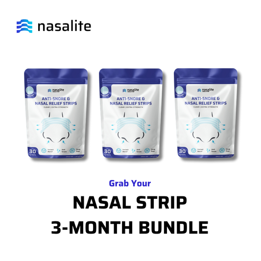 [BUNDLE DEALS] Nasalite Nasal Strips - Clear, Extra Strength