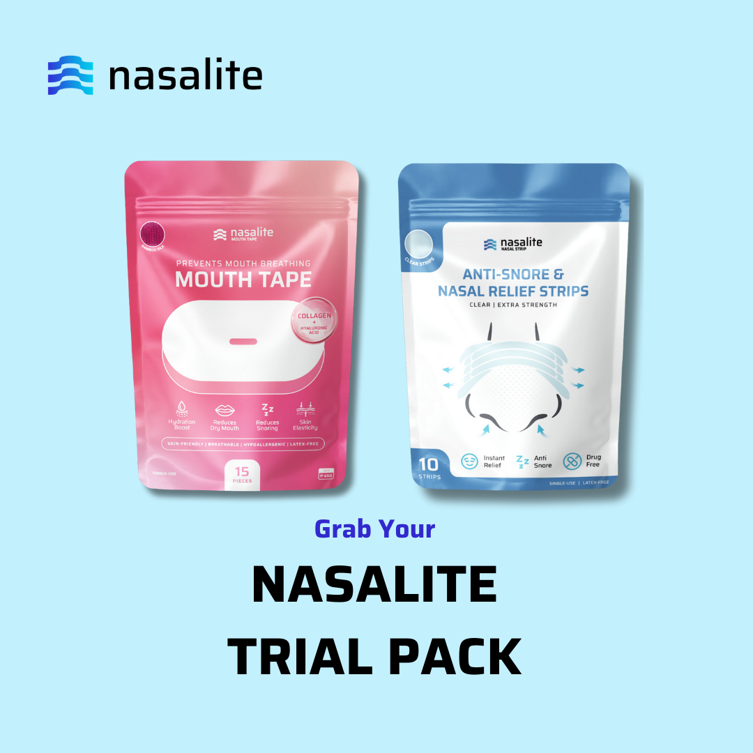 [BUNDLE] Nasalite Combo Bundle - Nasal Strips + Mouth Tape