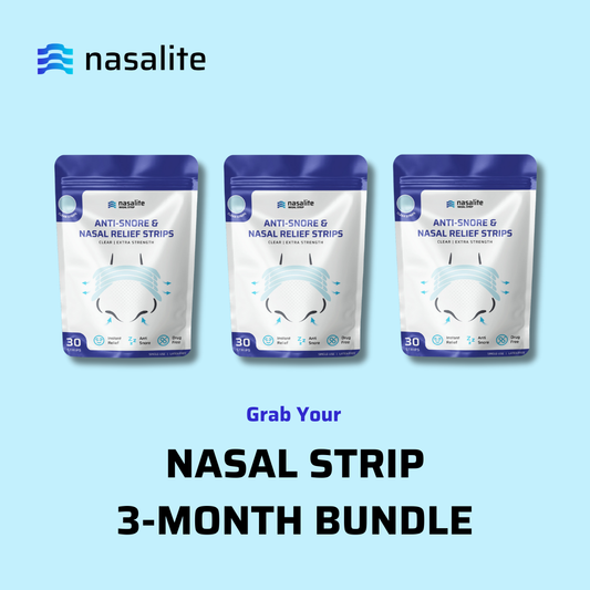 [BUNDLE DEALS] Nasalite Nasal Strips - Clear, Extra Strength