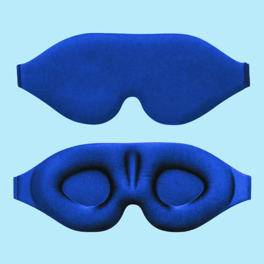 Nasalite Zero-Pressure Eye Mask - Complete Blackout & Fully Adjustable Made with Memory Foam