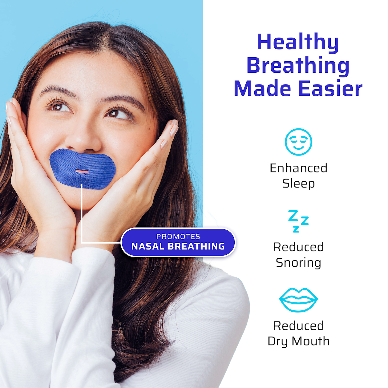 Nasalite Mouth Tape - Stop Mouth Breathing Today