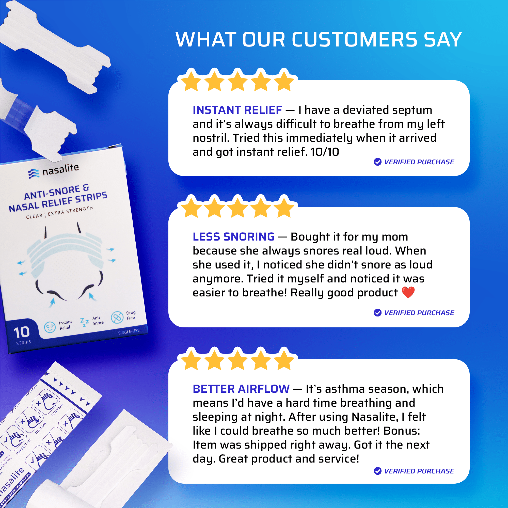 [BUNDLE] Nasalite Combo Bundle - Nasal Strips + Mouth Tape